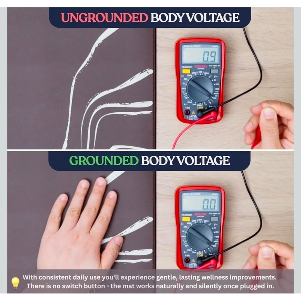 GAYA Grounding Mat Natural Flow with 15 Foot Cord Waterproof Portable Non Slip - Picture 7 of 12